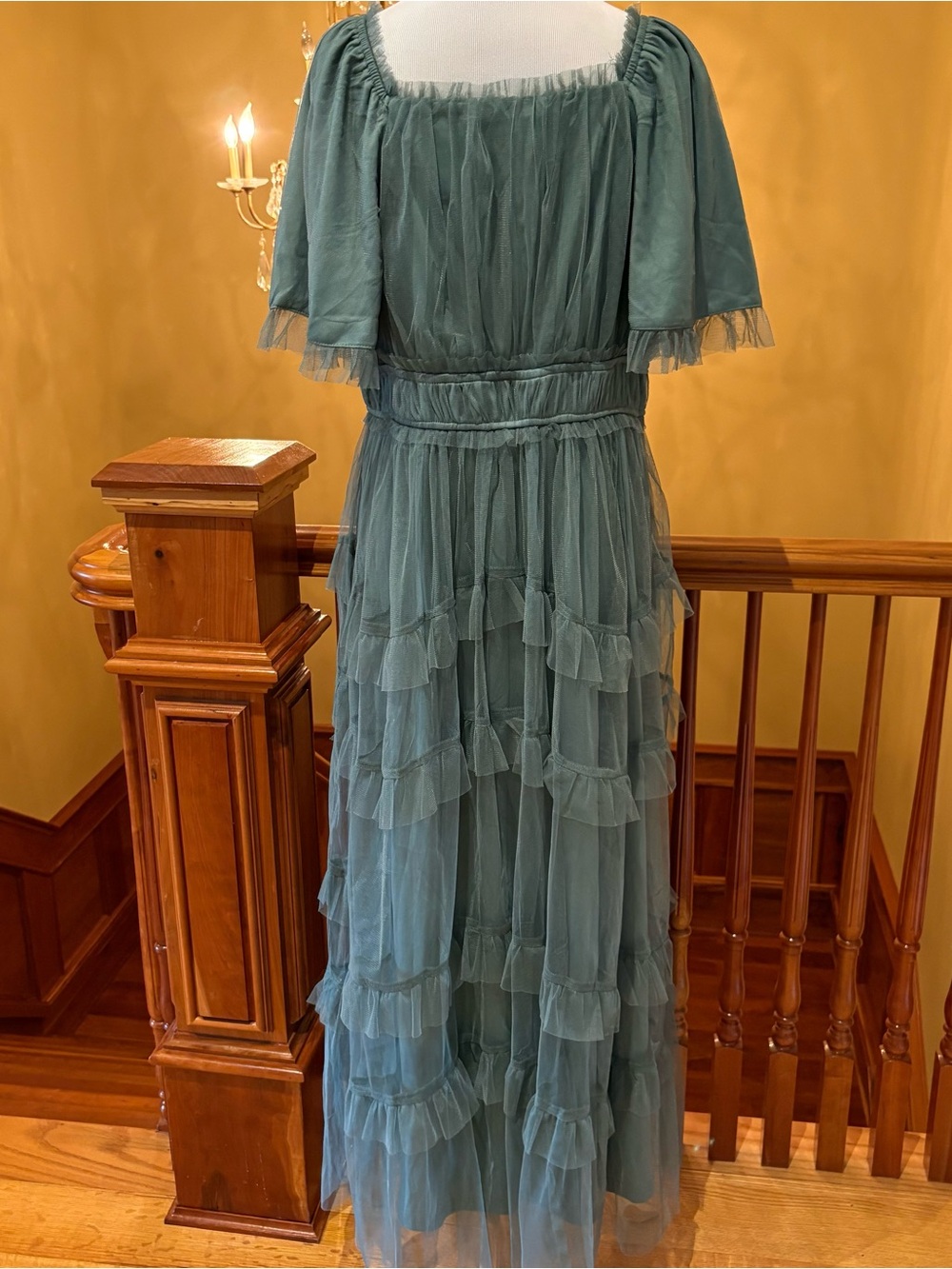 Baltic Born Magdalena Tulle Maxi Dress Wmn’s L - Picture 7 of 16